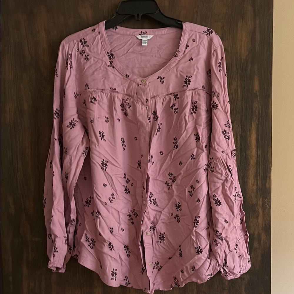 SONOMA Women's Pink Floral Top OX